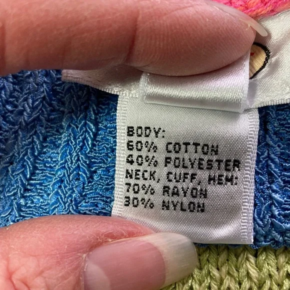 Talbots Multicolor Geometric Sweater - Picture 3 of 7